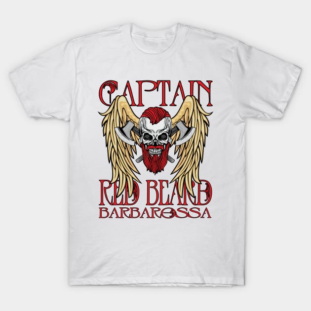 Captain Red Beard T-Shirt by black8elise